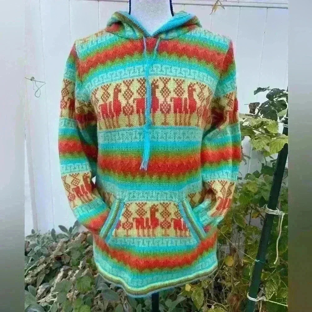 ARTE INKA-BERFASS Alpaca sweater SZ small - Picture 2 of 11